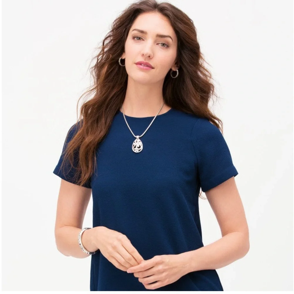 🩷 BRIGHTON Contempo Pear- Shaped Pendant Adjustable Necklace - Picture 8 of 8